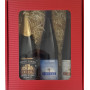 Découverte des Vins d'Alsace -Boîte rouge avec couvercle transparent