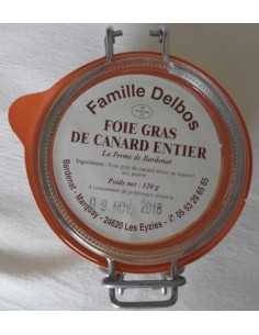 Foie Gras Entier de Canard Bardenat - Bocal 120 g - Vue 2