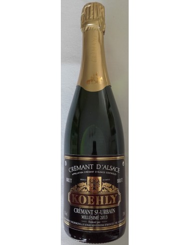 Crémant d'Alsace Saint Urbain Domaine Koehly - Vue 1 Crémant d'Alsace Saint Urbain Domaine Koehly - Vue 1