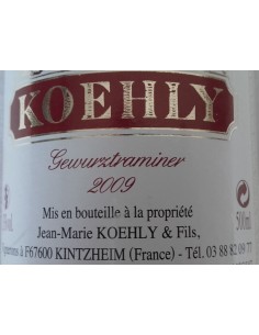 Gewurztraminer Vendanges Tardives Domaine Koehly - Vue 3