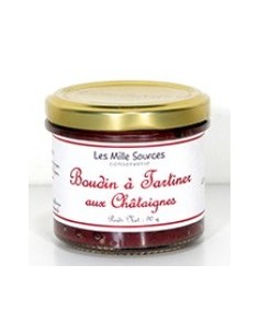 Boudin à Tartiner Aux Châtaignes 90 g - Vue 1 - Dans son bocal