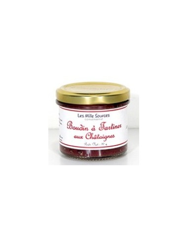 Boudin à Tartiner Aux Châtaignes 90 g - Vue 1 - Dans son bocal Boudin à Tartiner Aux Châtaignes 90 g - Vue 1 - Dans son bocal