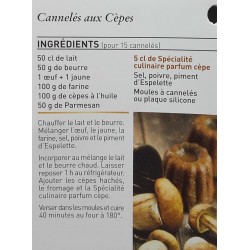 Spécialité Culinaire saveur cèpes - Vue 5 - Recette Cannelés aux Cèpes