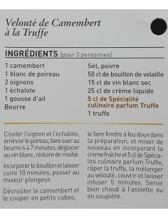 Spécialité culinaire saveur Truffes - Vue 9 - Velouté de camenbert à la Truffe