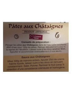 Pâtes aux Châtaignes Tuttipasta - Vue 3