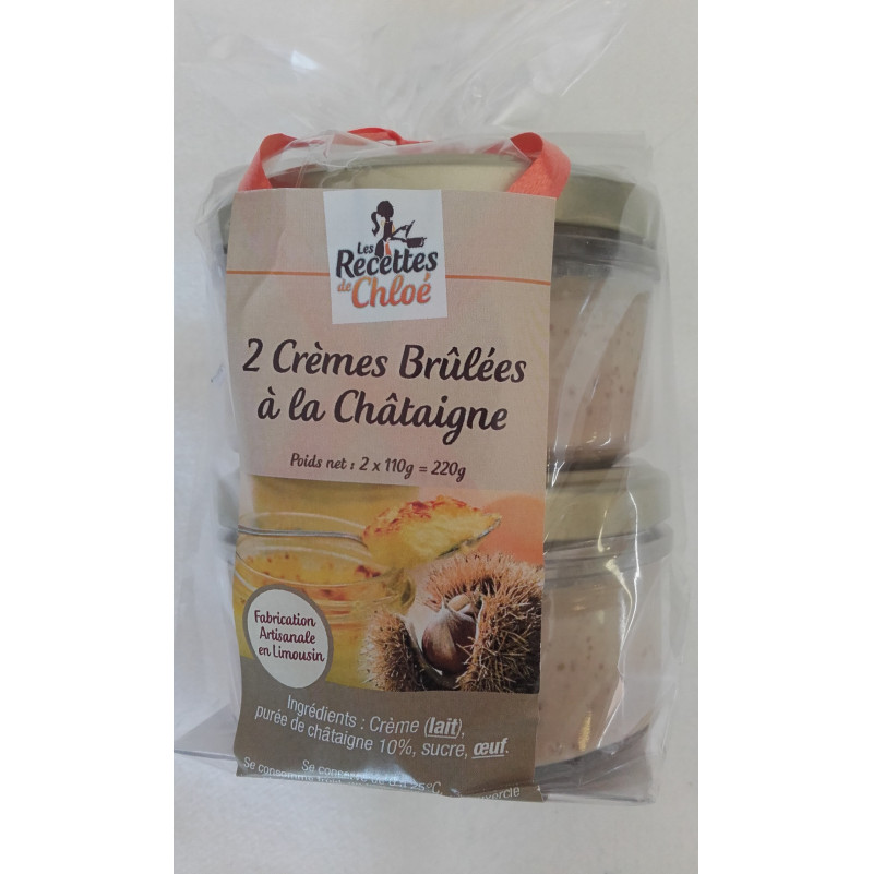 Crèmes Brûlées aux Châtaignes