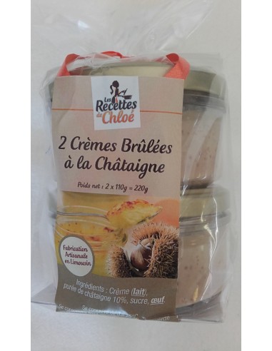 Crèmes Brûlées aux Châtaignes