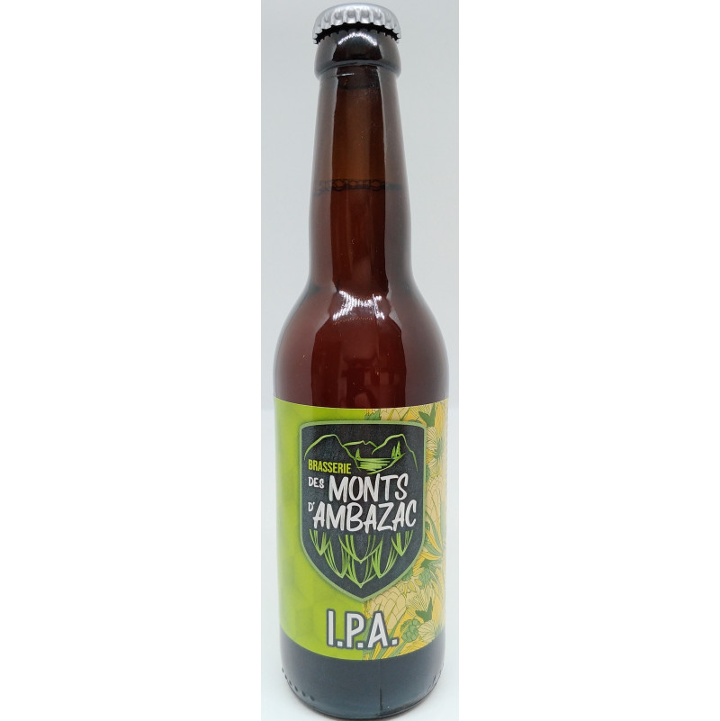 Bière India Pale Ale 33 cl - Brasserie des Monts d'Ambazac - Vue 1