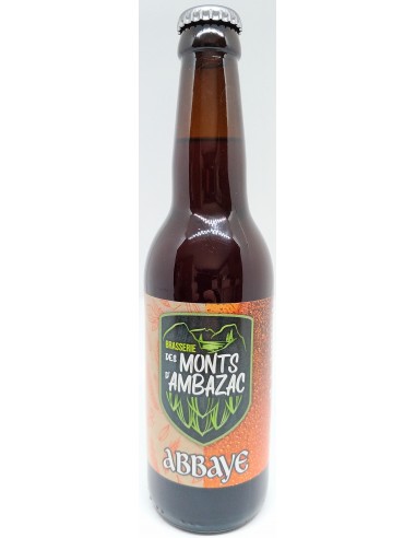 Bière Abbaye 33 cl - Brasserie des Monts d'Ambazac - Vue 1