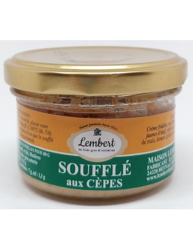 Soufflé aux Cèpes 90 g - La Maison Lembert - Vue 1 Soufflé aux Cèpes 90 g - La Maison Lembert - Vue 1