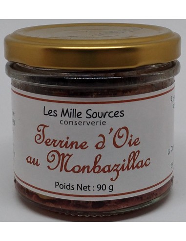 Terrine d'Oie au Montbazillac 90 g - Les Mille Sources - photo 1 Terrine d'Oie au Montbazillac 90 g - Les Mille Sources - photo 1