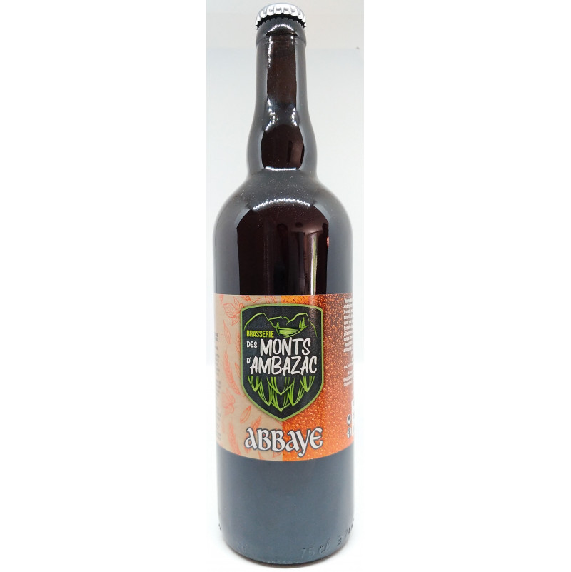 Bière Abbaye 75cl - Brasserie des Monts d'Ambazac - Vue 1