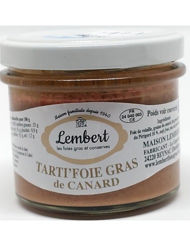 Tarti'Foie Gras de canard  75 g - Maison Lembert - Vue 1