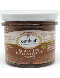 Rillettes de Lentilles aux Noix 95 g - Maison Lembert - Vue 1