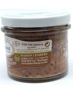 Rillettes de Lentilles aux Noix 95 g - Maison Lembert - Vue 2