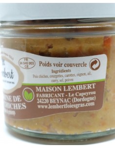 Verrine de Pois Chiches 95 g - Maison Lembert - Vue 2