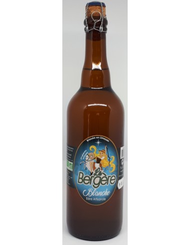 Bière Blanche BIO La Bergère 75 cl - Vue 1