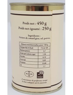 Gesiers de Canard Confits 450 g  - La Ferme de Bardenat - Vue 2