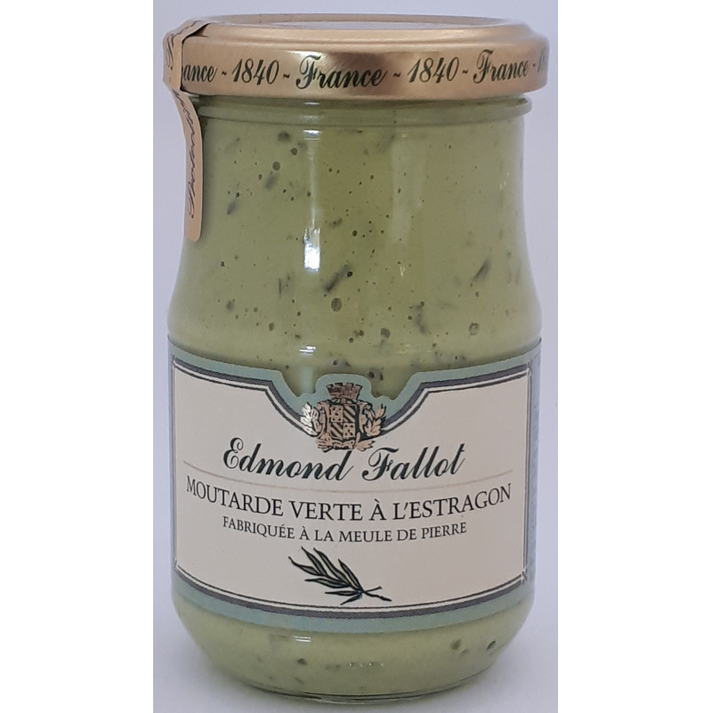 Moutarde Verte à l'Estragon 210 g Edmond FALLOT - Vue 1
