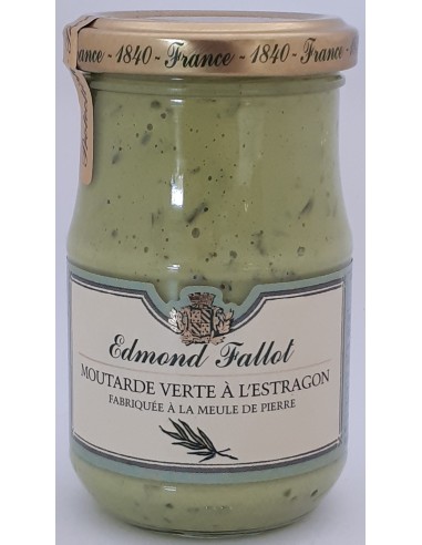 Moutarde Verte à l'Estragon 210 g Edmond FALLOT - Vue 1 Moutarde Verte à l'Estragon 210 g Edmond FALLOT - Vue 1