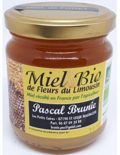 Miel de Forêt BIO du Limousin Pascal BRUNIE 250 g - Vue 1