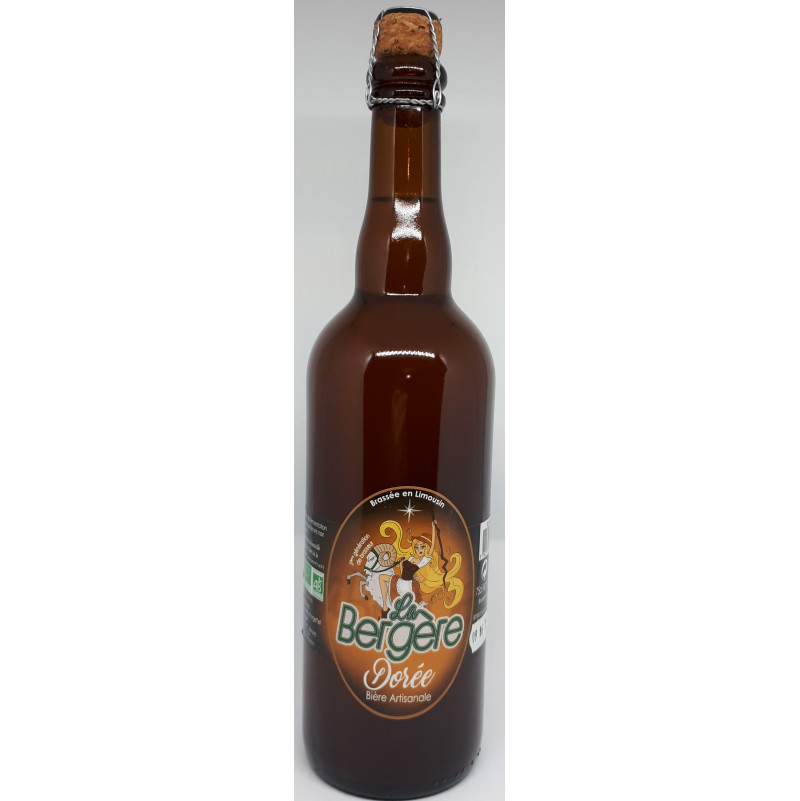 Bière La Dorée BIO La Bergère - 75 cl - Vue 1