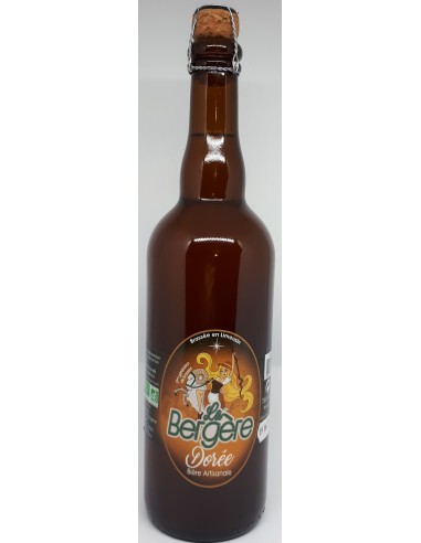 Bière La Dorée BIO La Bergère - 75 cl - Vue 1