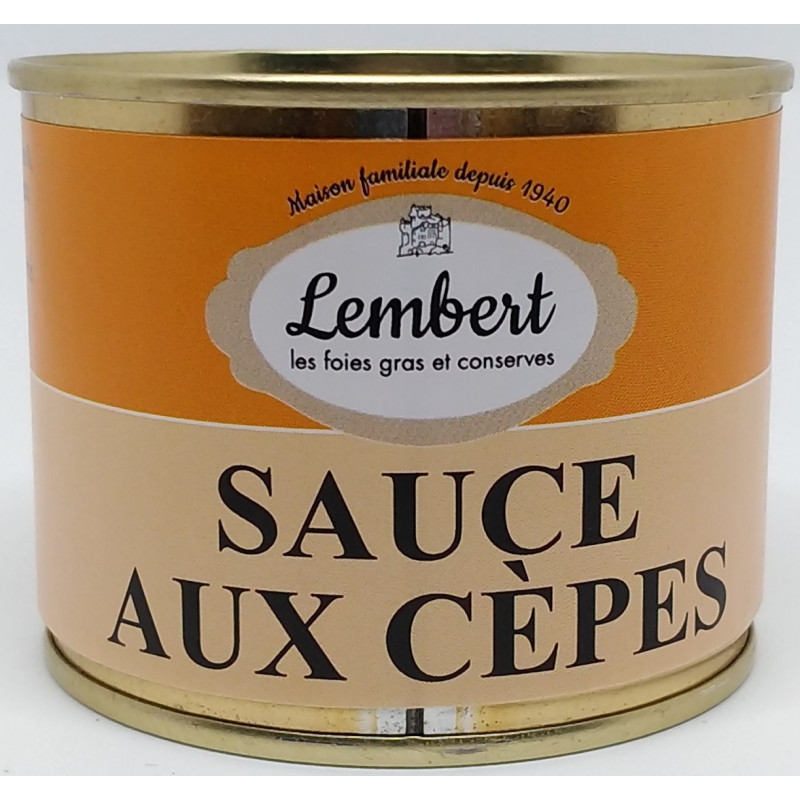 Sauce aux Cèpes 190 g - Maison Lembert - Vue 1