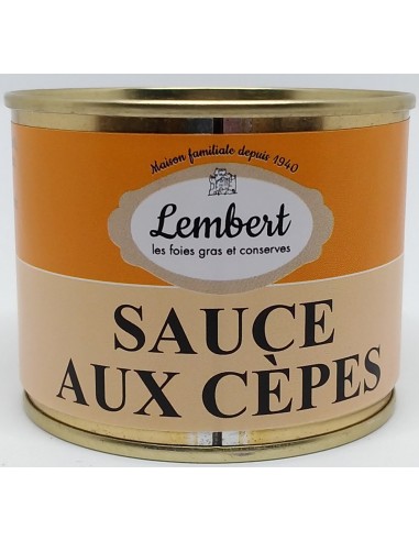 Sauce aux Cèpes 190 g - Maison Lembert - Vue 1