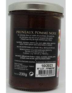 Confiture Pruneaux Pommes Noix - Photo 2