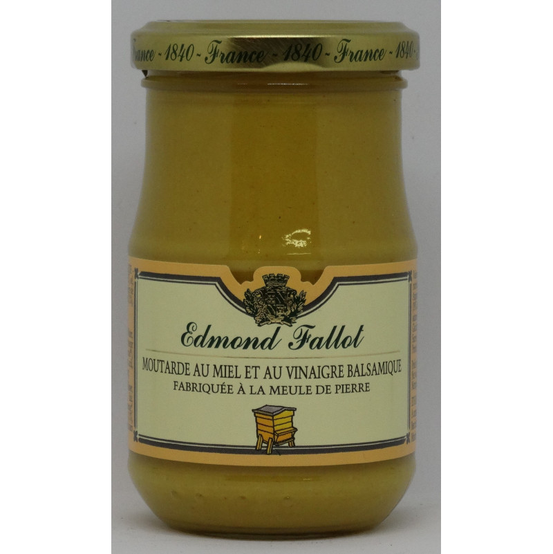 Moutarde Miel et Vinaigre Balsamique IGP - 210 g - E. FALLOT