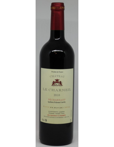 Le Charmeil - Pécharmant 2018 - 75 cl - Photo 1 Le Charmeil - Pécharmant 2018 - 75 cl - Photo 1